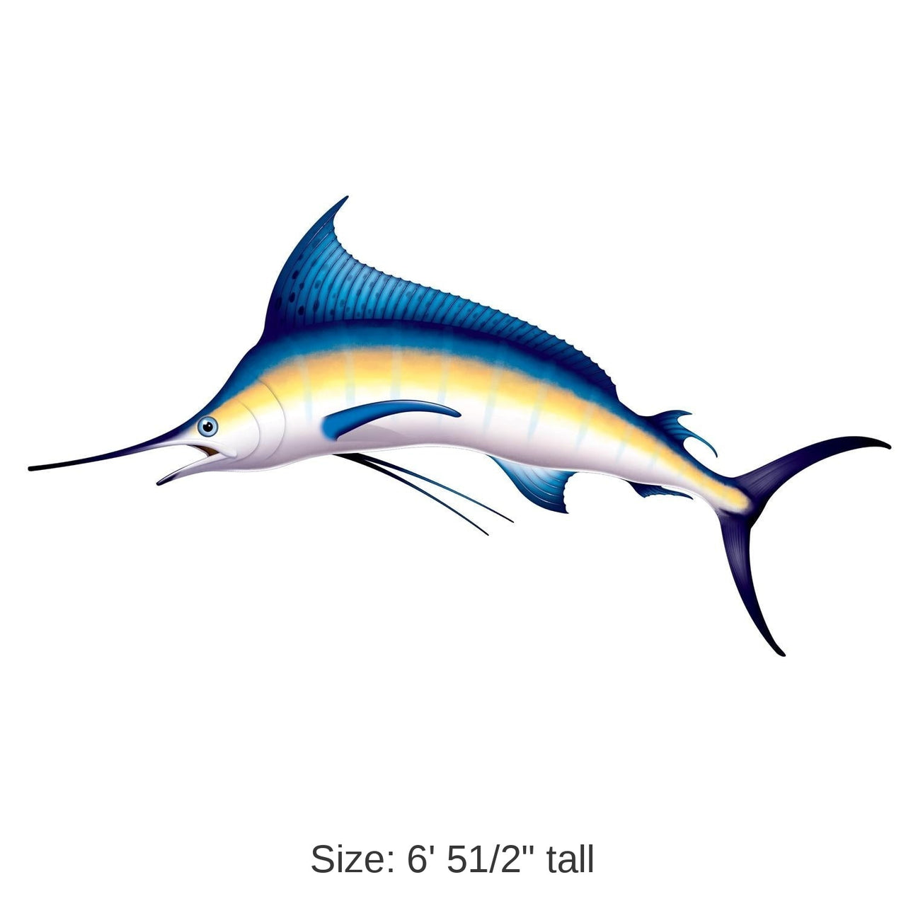 6 Pack Bulk Luau Party Marlin Prop