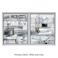 6 Pack Bulk PSI Laboratory/Morgue Party Insta-View Decoration