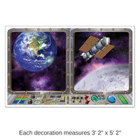 6 Pack Bulk Galaxy Party Insta-View Decoration