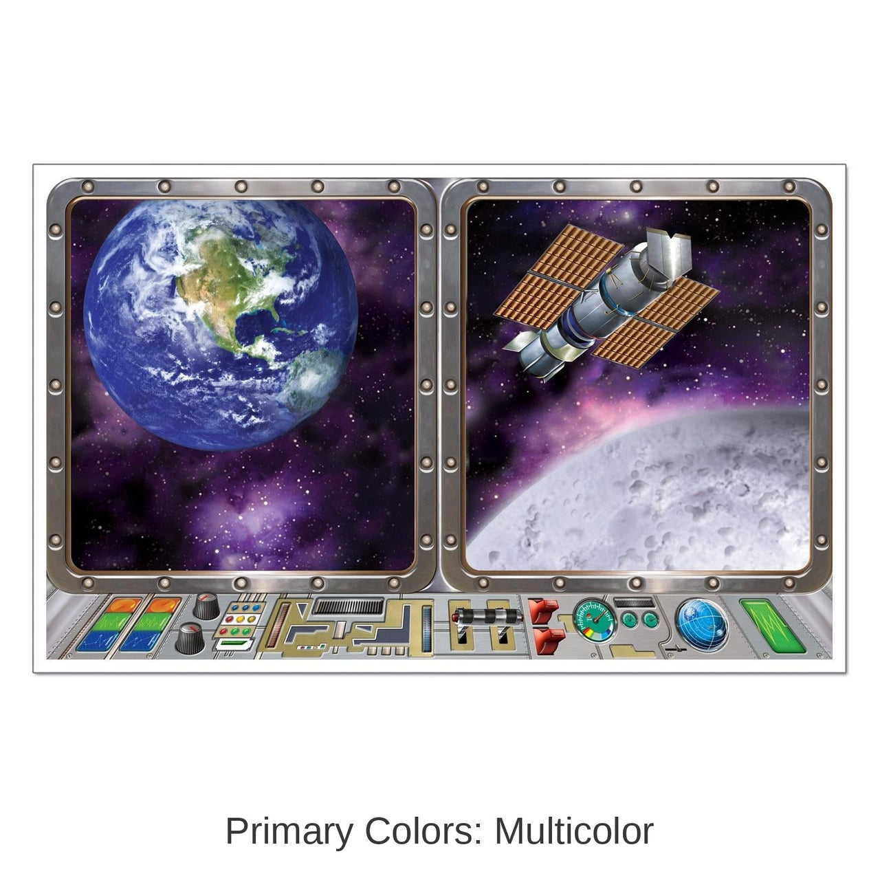 6 Pack Bulk Galaxy Party Insta-View Decoration