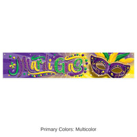 12 Pack Bulk Mardi Gras Banner