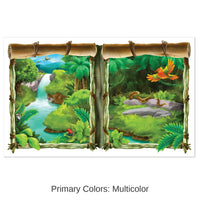 6 Pack Bulk Jungle Party Insta-View Decoration