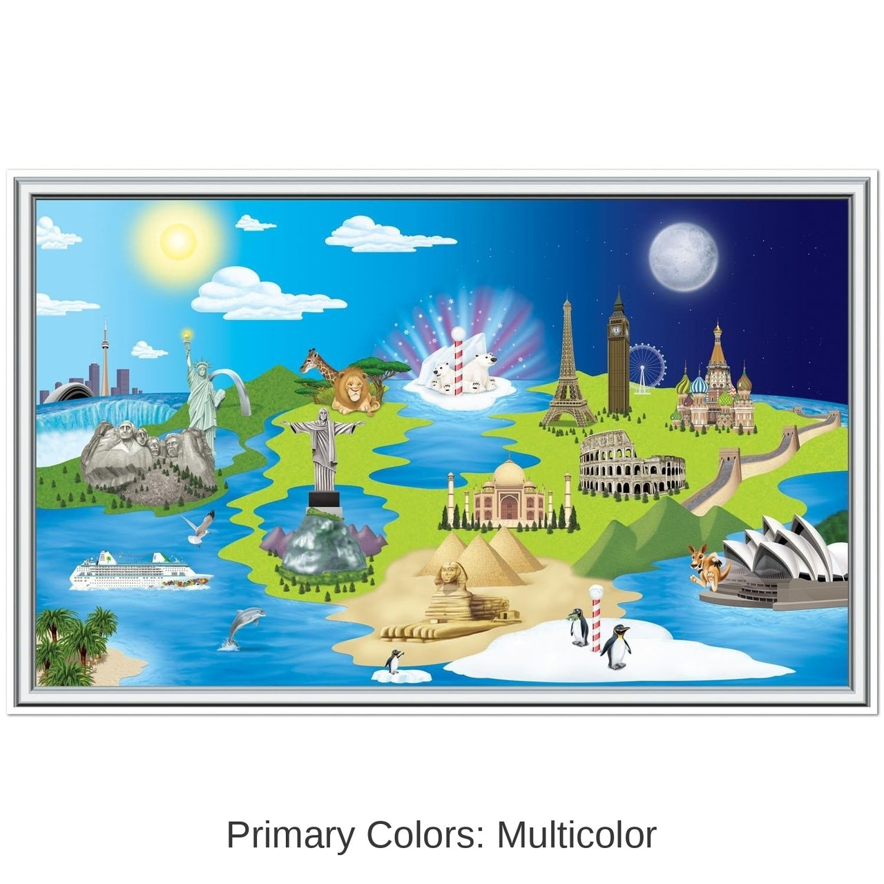 6 Pack Bulk Window To The World Party Insta-View Decoration