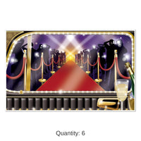 6 Pack Bulk VIP Limo Arrival Party Insta-View Decoration