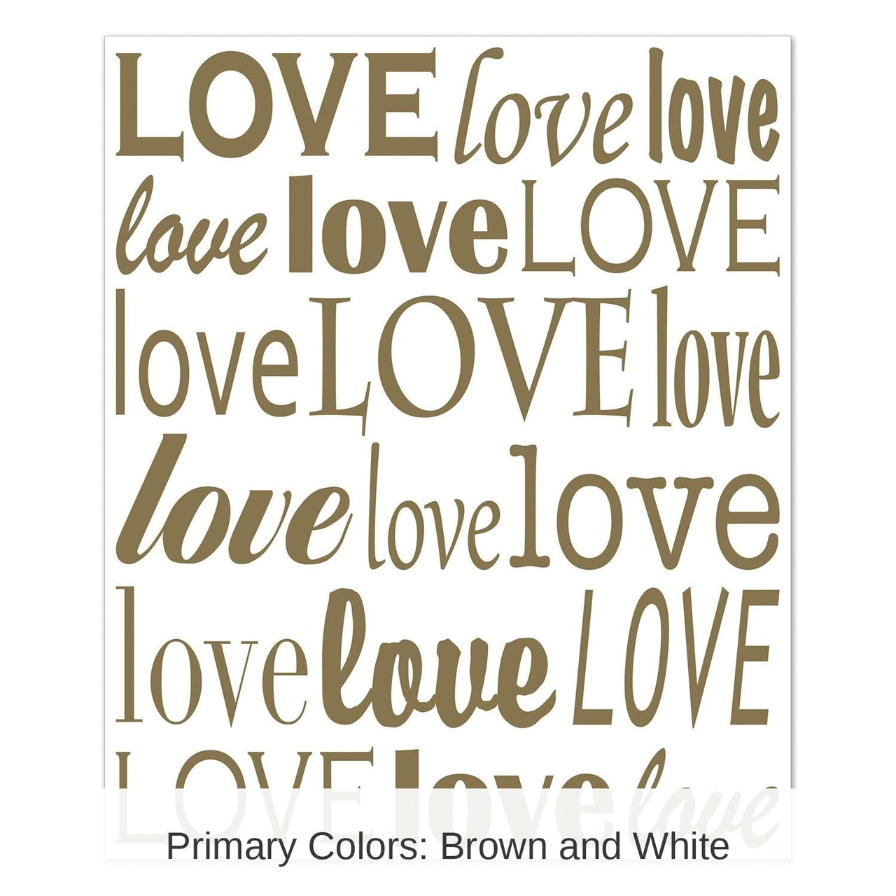6 Pack Bulk Love Insta-Mural Decoration Photo Op