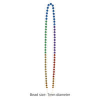 720 Pack Bulk Rainbow Party Bead Necklaces