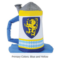 6 Pack Bulk Oktoberfest Felt Beer Stein Hat
