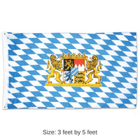 12 Pack Bulk Bavarian Oktoberfest Flag
