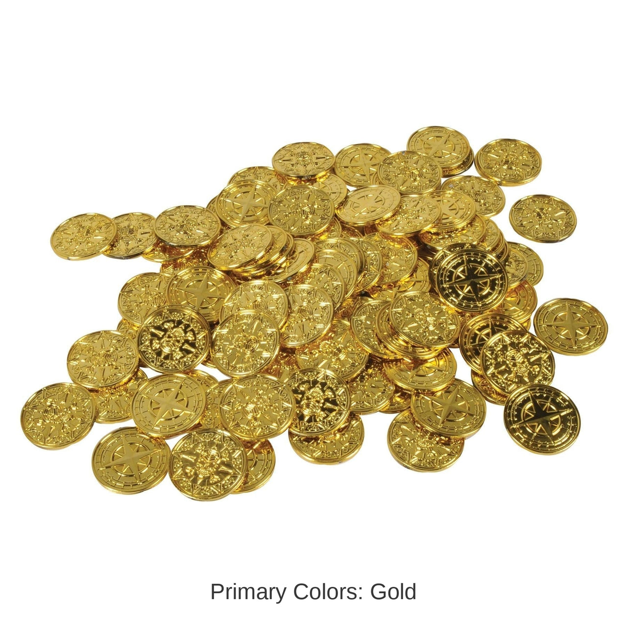 1200 Pack Bulk Plastic Pirate Coins