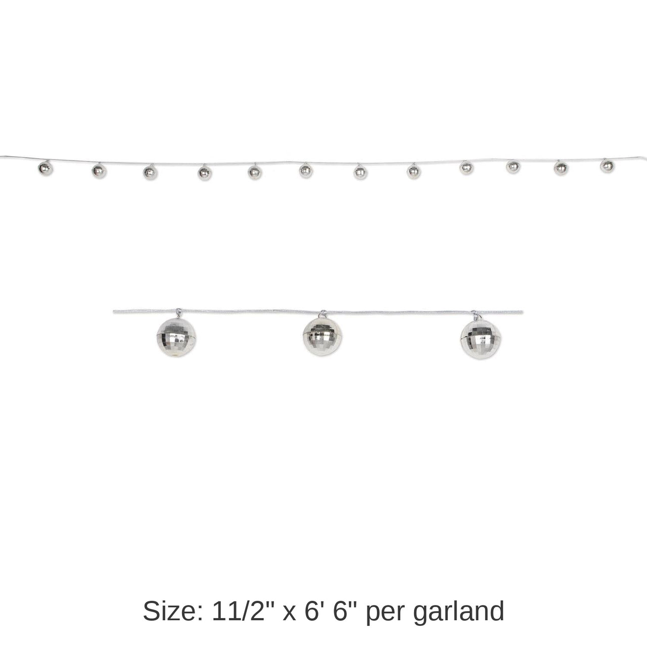 12 Pack Bulk Disco Ball Party Garland