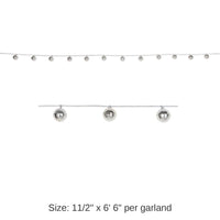 12 Pack Bulk Disco Ball Party Garland