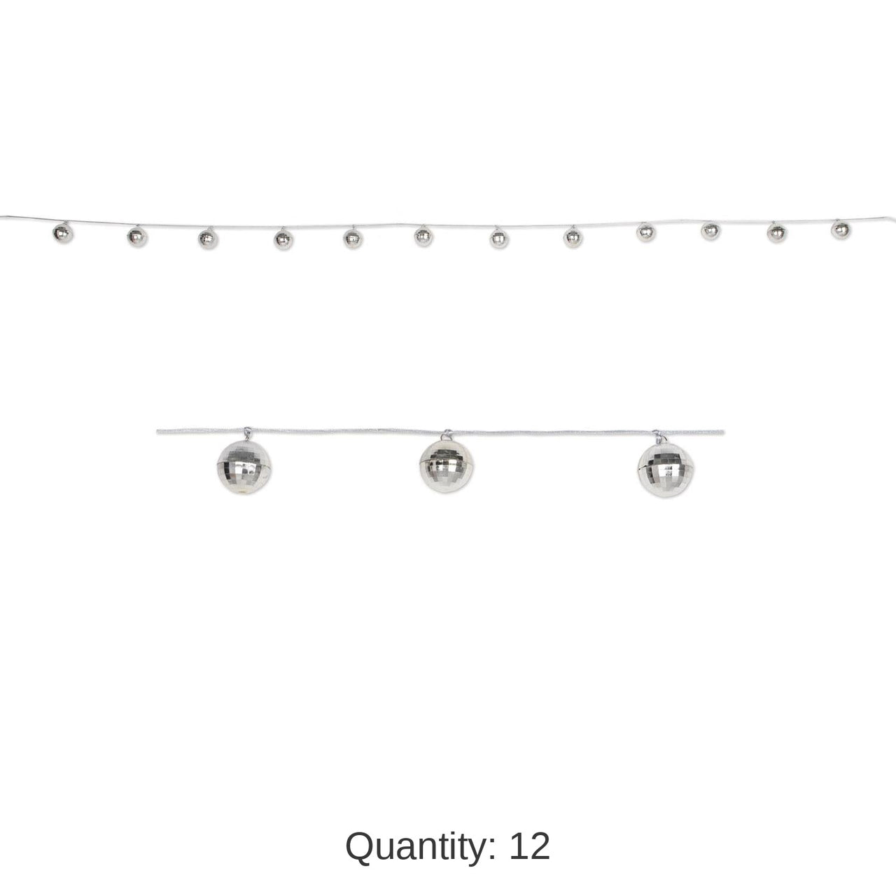 12 Pack Bulk Disco Ball Party Garland