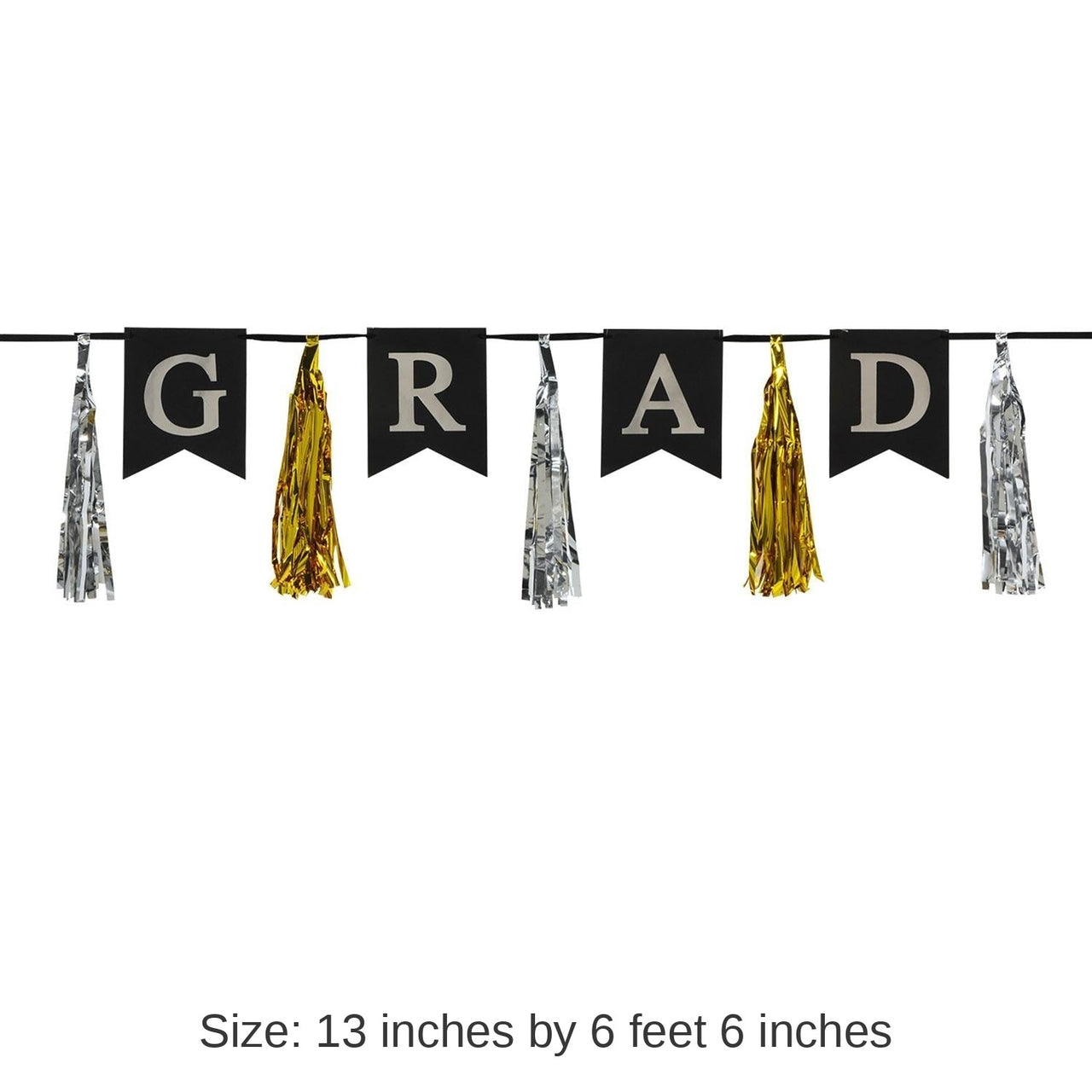 12 Pack Bulk Grad Tassel Graduation Party Streamer
