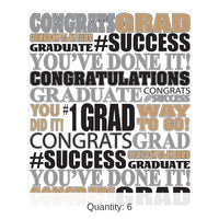6 Pack Bulk Graduation Party Insta-Mural Decoration Photo Op