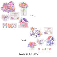 72 Pack Bulk Mother's Day Cutouts