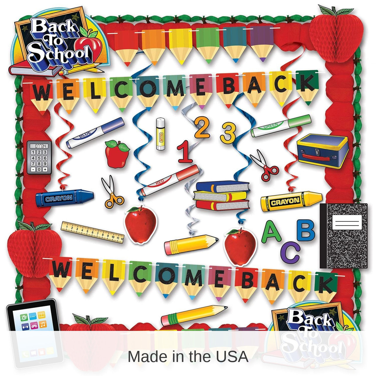 School Days Party Decorating Kit