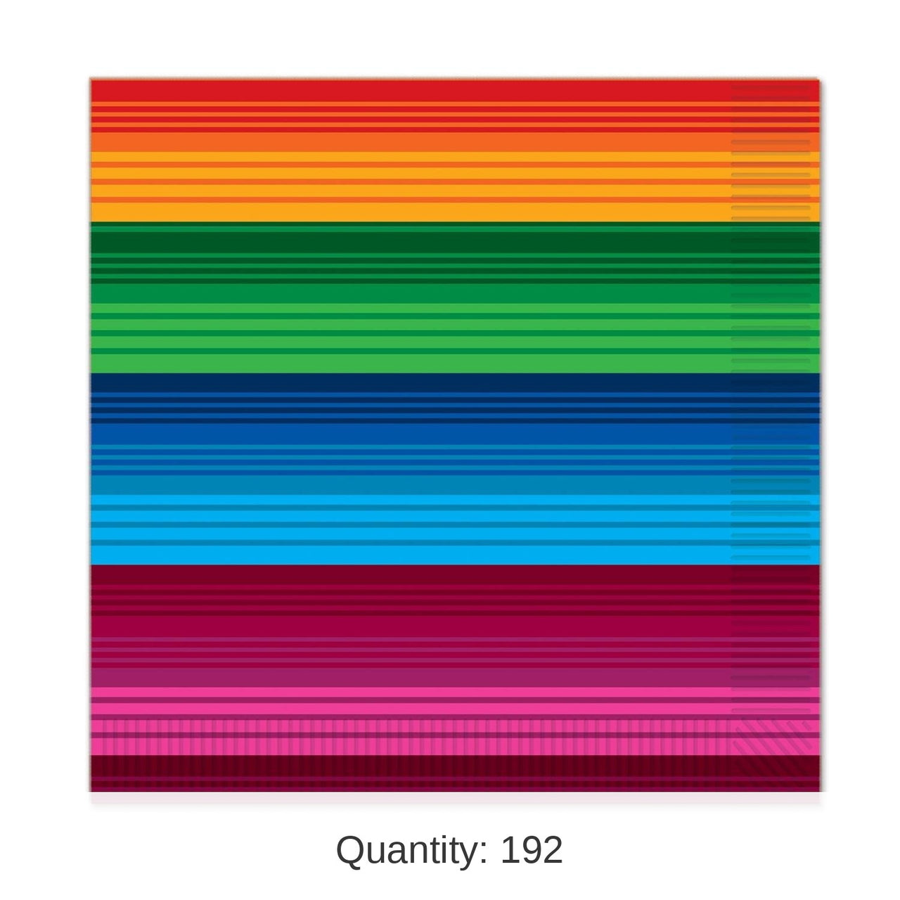 192 Pack Bulk Fiesta Beverage Napkins
