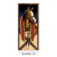 12 Pack Bulk Horse Racing Party Door Cover