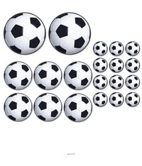 240 Pack Bulk Soccer Ball Party Cutouts