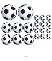 240 Pack Bulk Soccer Ball Party Cutouts