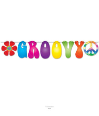 12 Pack Bulk Groovy Party Streamer