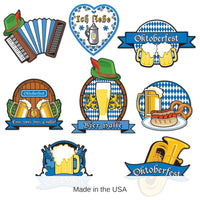 96 Pack Bulk Oktoberfest Cutouts