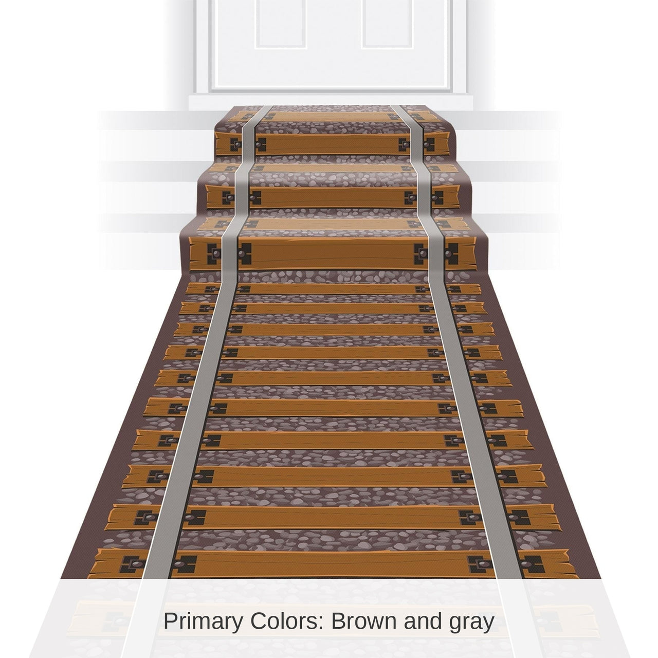 6 Pack Bulk Railroad Track Party Runner