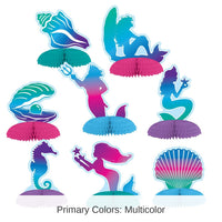 96 Pack Bulk Mermaid Mini Party Centerpieces