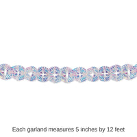 6 Pack Bulk Iridescent Party Garland
