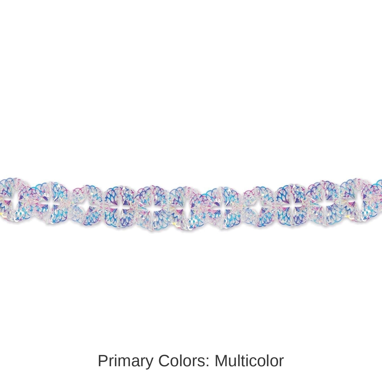 6 Pack Bulk Iridescent Party Garland