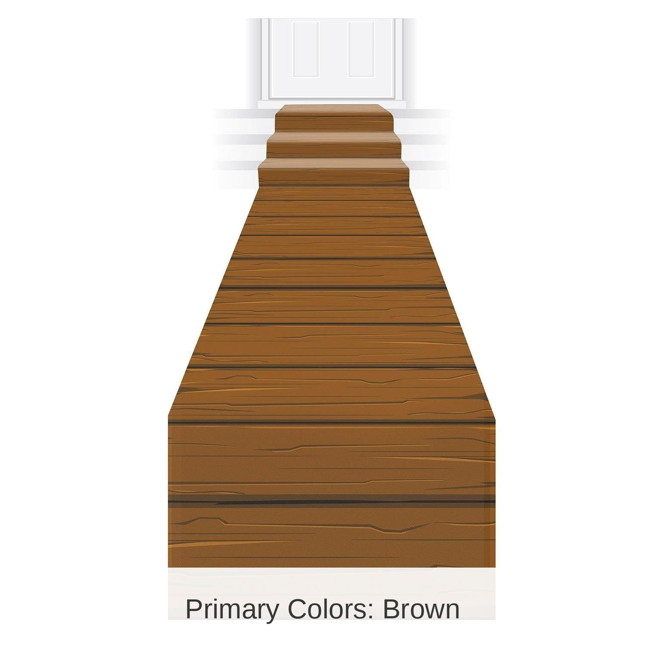 6 Pack Bulk Wooden Plank Party Runner