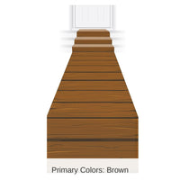 6 Pack Bulk Wooden Plank Party Runner