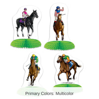 48 Pack Bulk Horse Racing Mini Party Centerpieces