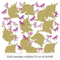 24 Pack Bulk Unicorn Deluxe Party Sparkle Confetti 0.5 oz per Pkg