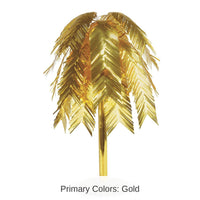 6 Pack Bulk Metallic Cascade Party Centerpiece - gold