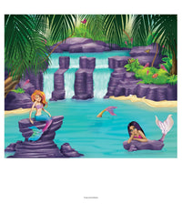 6 Pack Bulk Mermaid Lagoon Party Insta-Mural