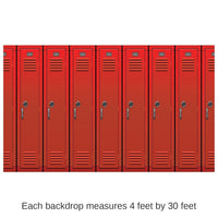 6 Pack Bulk Lockers Party Backdrop