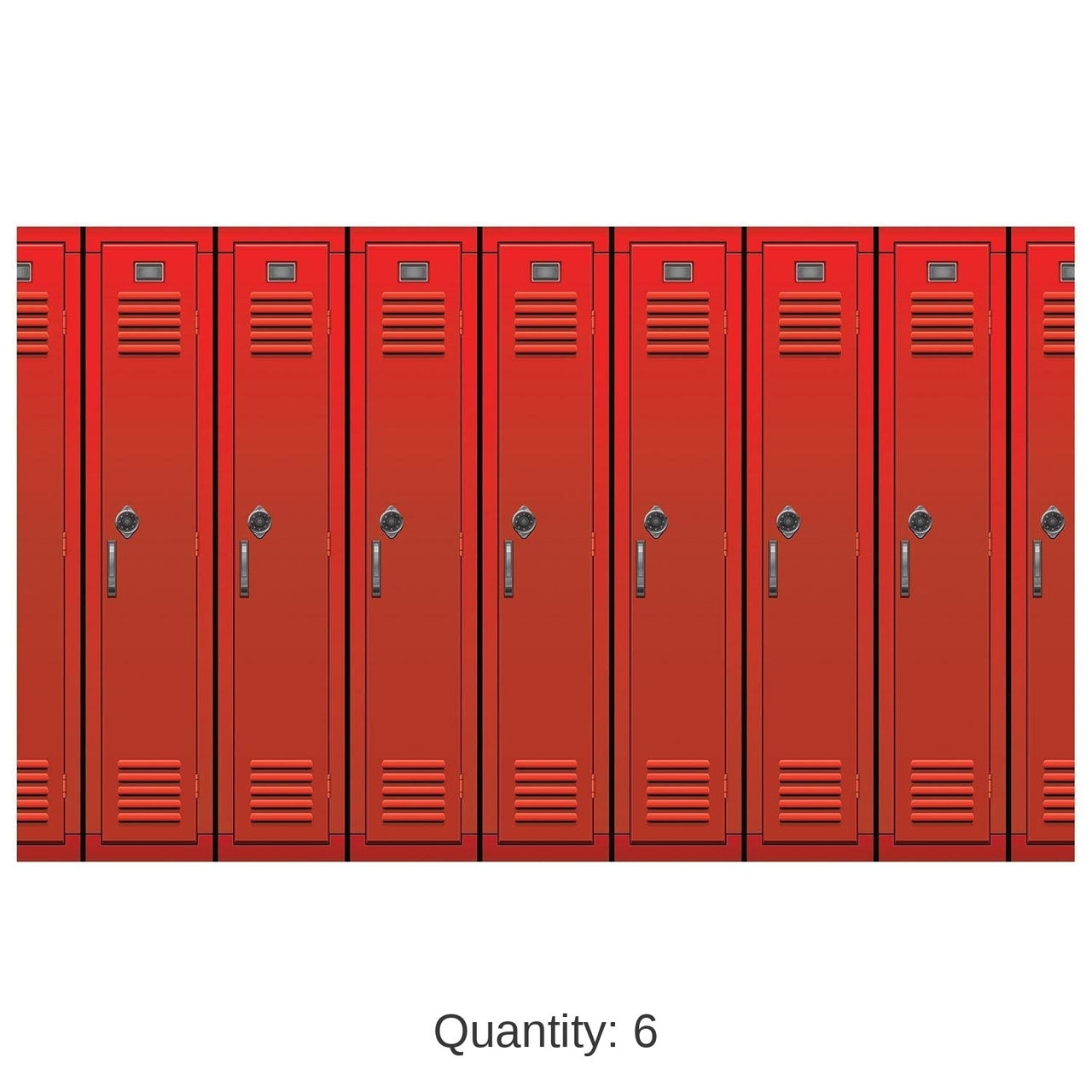 6 Pack Bulk Lockers Party Backdrop