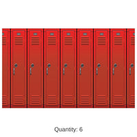 6 Pack Bulk Lockers Party Backdrop