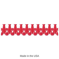 12 Pack Bulk Mardi Gras Crawfish Garland