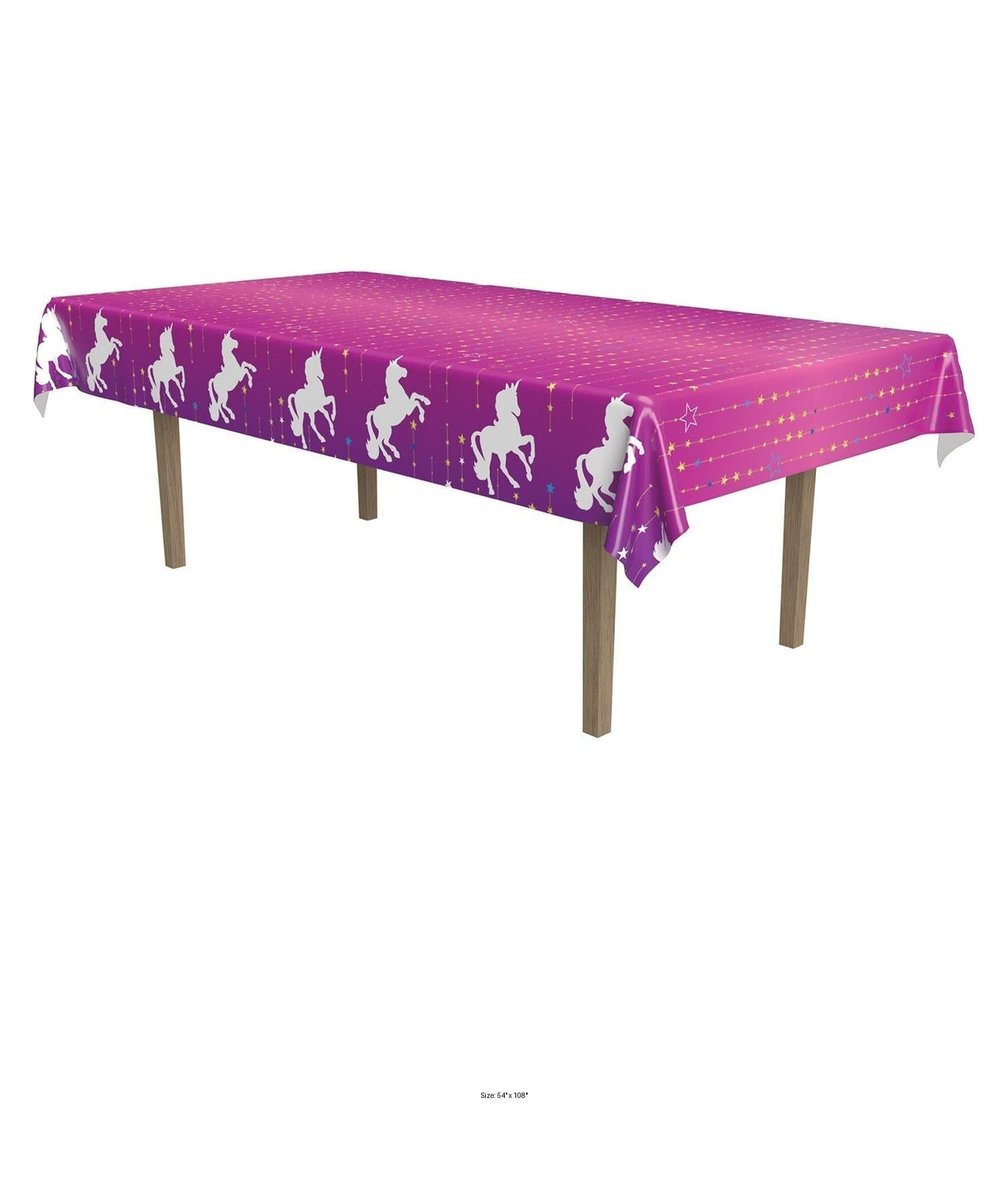 12 Pack Bulk Unicorn Party Tablecover