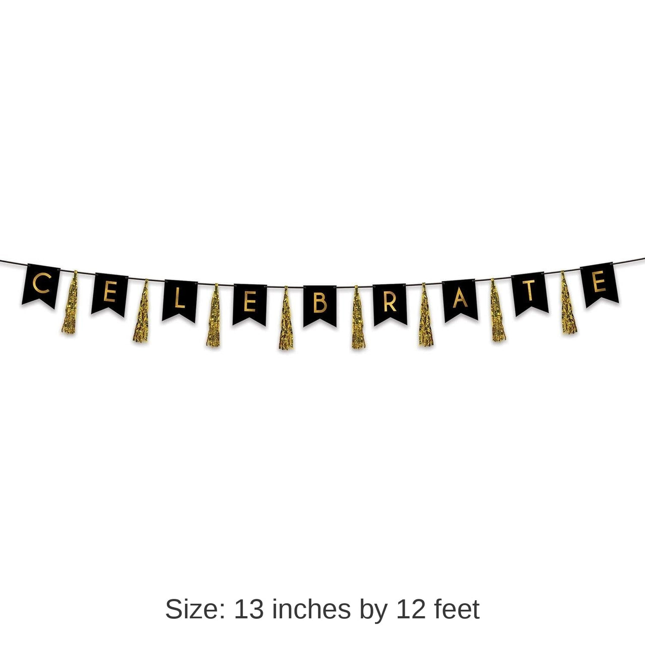12 Pack Bulk Celebrate Tassel Party Streamer