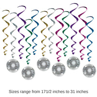 72 Pack Bulk Disco Ball Party Whirls