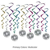 72 Pack Bulk Disco Ball Party Whirls