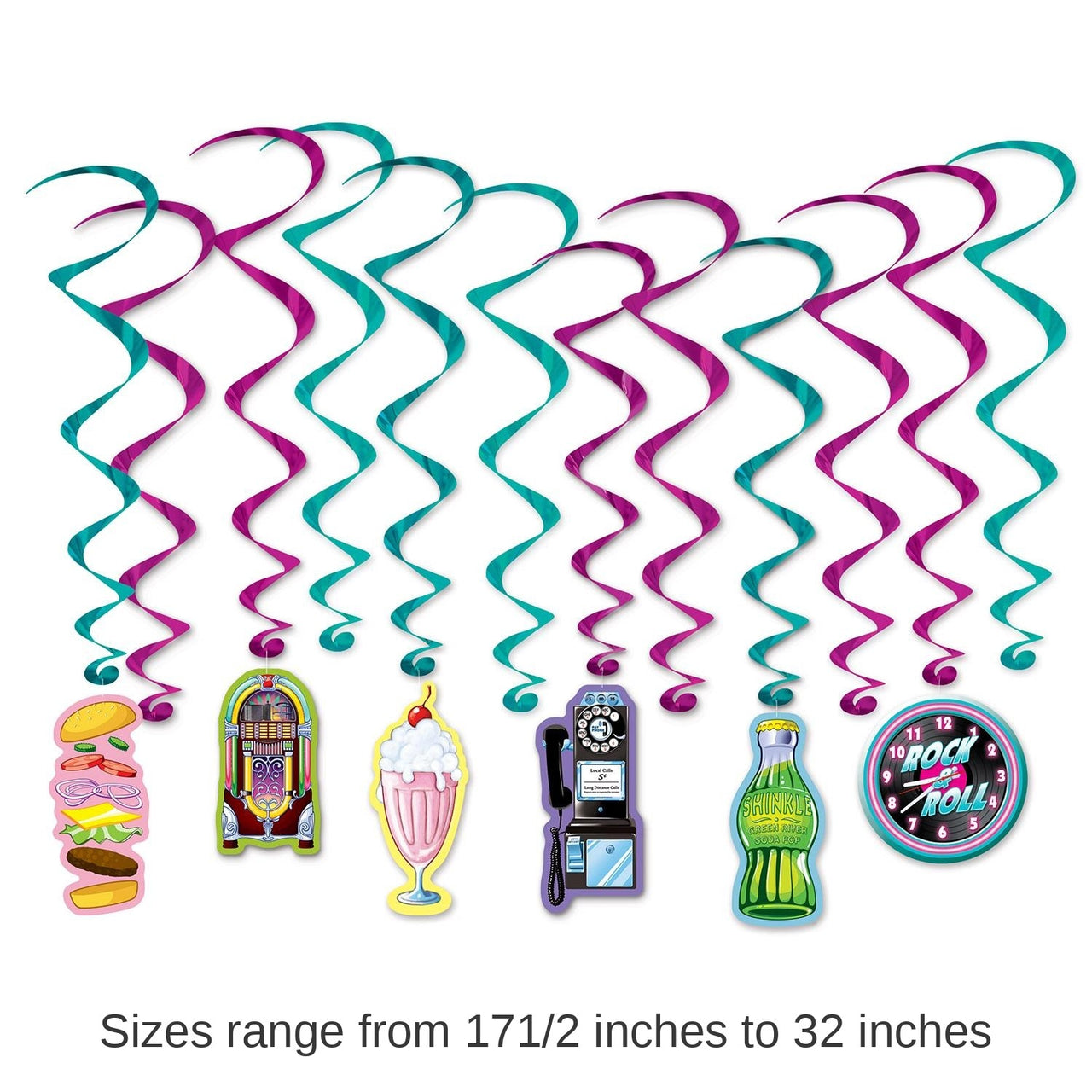 72 Pack Bulk Soda Shop Party Whirls