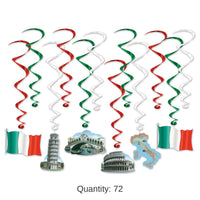 72 Pack Bulk Italian Party Whirls