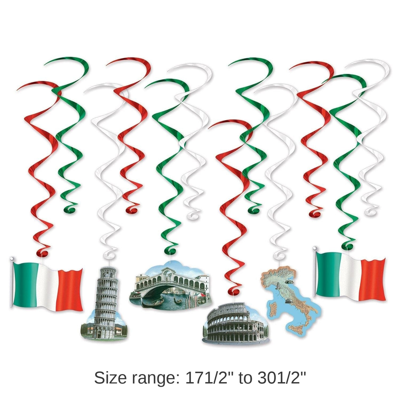72 Pack Bulk Italian Party Whirls
