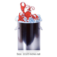 12 Pack Bulk Mardi Gras 3-D Crawfish Centerpiece