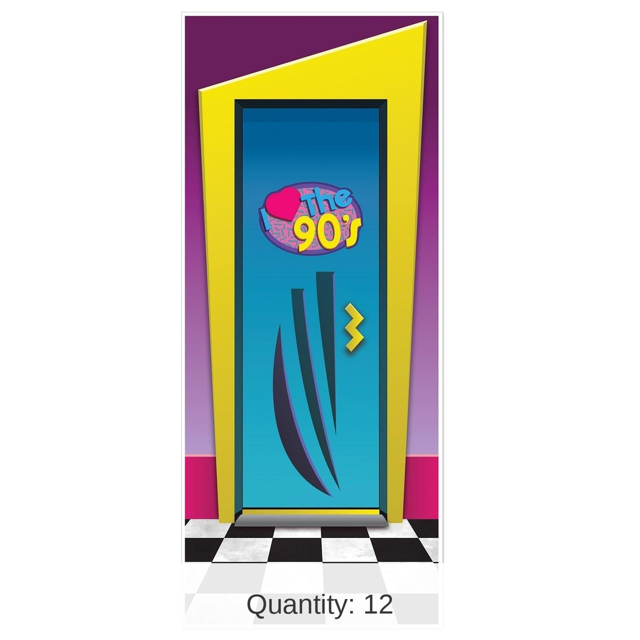 12 Pack Bulk I Love The 90's Party Door Cover