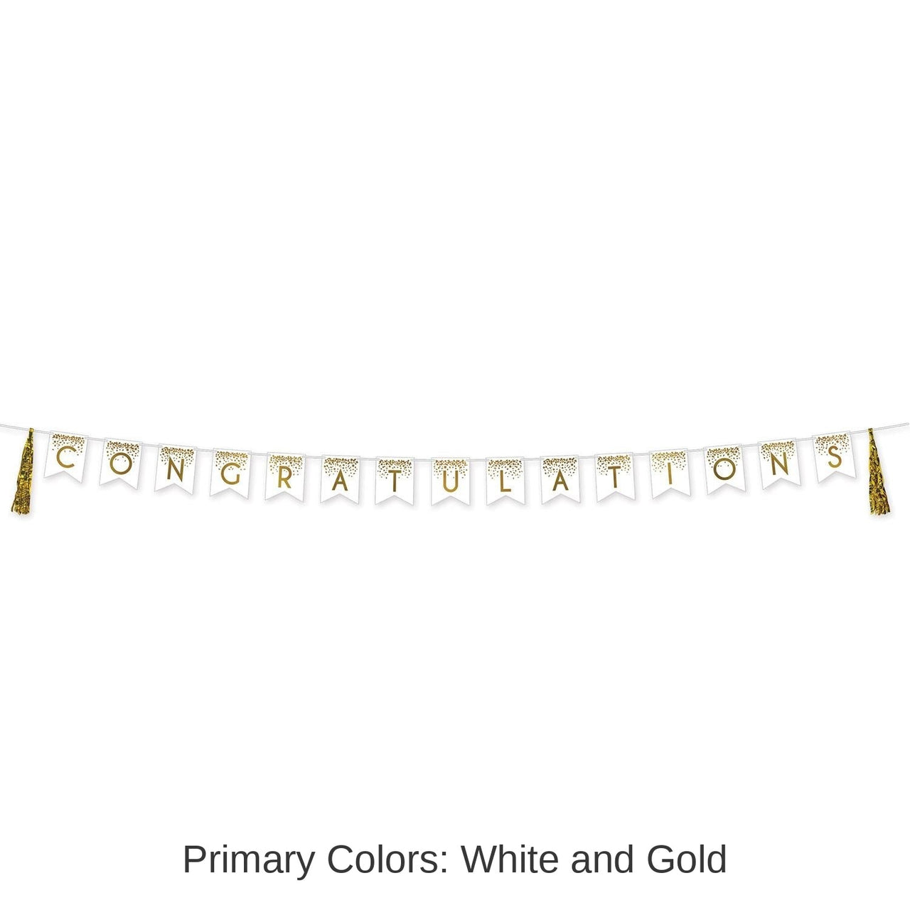 12 Pack Bulk Congratulations Party Tassel Streamer